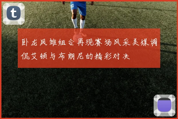 卧龙凤雏组合再现赛场风采美媒调侃艾顿与布朗尼的精彩对决
